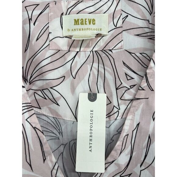 Anthropologie Maeve Printed Flutter Sleeve Dress Size Xsmall - Picture 11 of 15